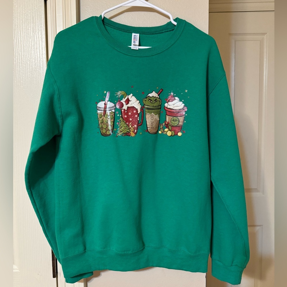 Grinch Coffee Holiday Sweatshirt